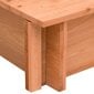 Smėlio dėžė su stogeliu, 112x112x112cm, eglės mediena kaina ir informacija | Smėlio dėžės, smėlis | pigu.lt