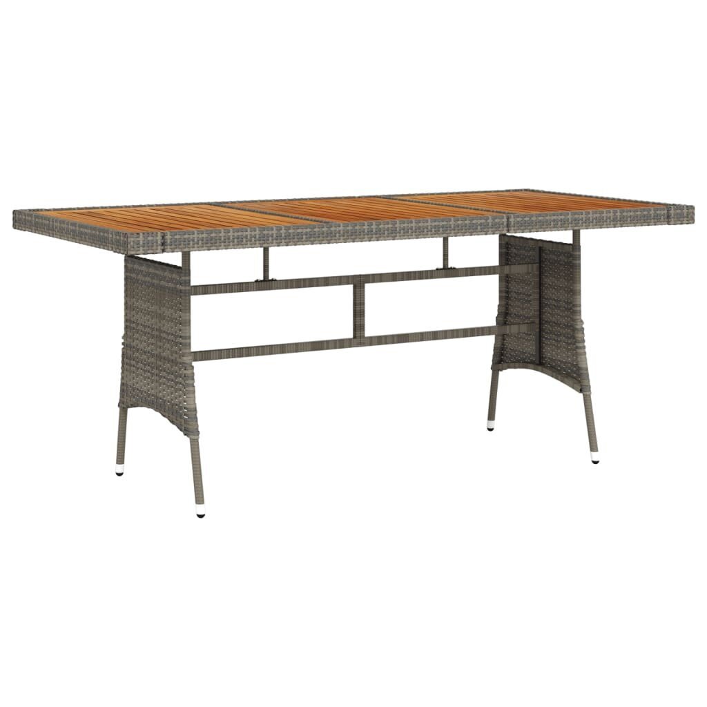 Sodo stalas, pilkas kaina ir informacija | Lauko stalai, staliukai | pigu.lt