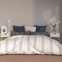 Naktinės spintelės, 40x40x56 cm, 2 vnt, baltos kaina ir informacija | Spintelės prie lovos | pigu.lt