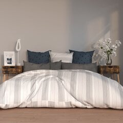 Naktinės spintelės, 40x40x56 cm, 2 vnt, rudos kaina ir informacija | Spintelės prie lovos | pigu.lt