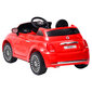 Elektrinis vaikiškas automobilis Fiat 500, raudonas цена и информация | Elektromobiliai vaikams | pigu.lt