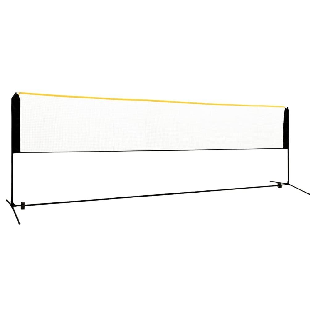 Reguliuojamas badmintono tinklas, 500x103x94–158 cm, metalas цена и информация | Badmintonas | pigu.lt