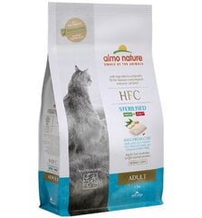 Сухой корм для кошек с треской Almo Nature HFC Adult Sterilized Cat, 1,2 кг цена и информация | Сухой корм для кошек | pigu.lt