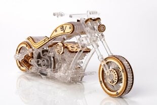 Motociklas CHOPPER – 3D motociklo modelis kaina ir informacija | Konstruktoriai ir kaladėlės | pigu.lt