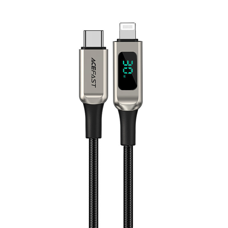 Laidas telefonui Acefast MFI USB-C - Lightning 1.2m, 30W, 3A цена и информация | Laidai telefonams | pigu.lt