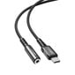 Acefast audio cable USB Type C - 3.5mm mini jack (female), 18 cm цена и информация | Laidai telefonams | pigu.lt