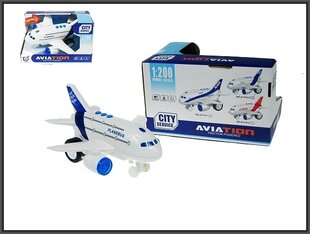 Самолет (со светом, звуком) цена и информация | Игрушки для мальчиков | pigu.lt