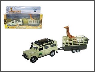 Visureigis Land Rover su žirafos priekaba kaina ir informacija | Žaislai berniukams | pigu.lt