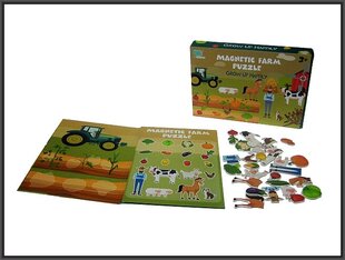 Dėlionė žaidimas Ūkis su magnetais kaina ir informacija | Lavinamieji žaislai | pigu.lt