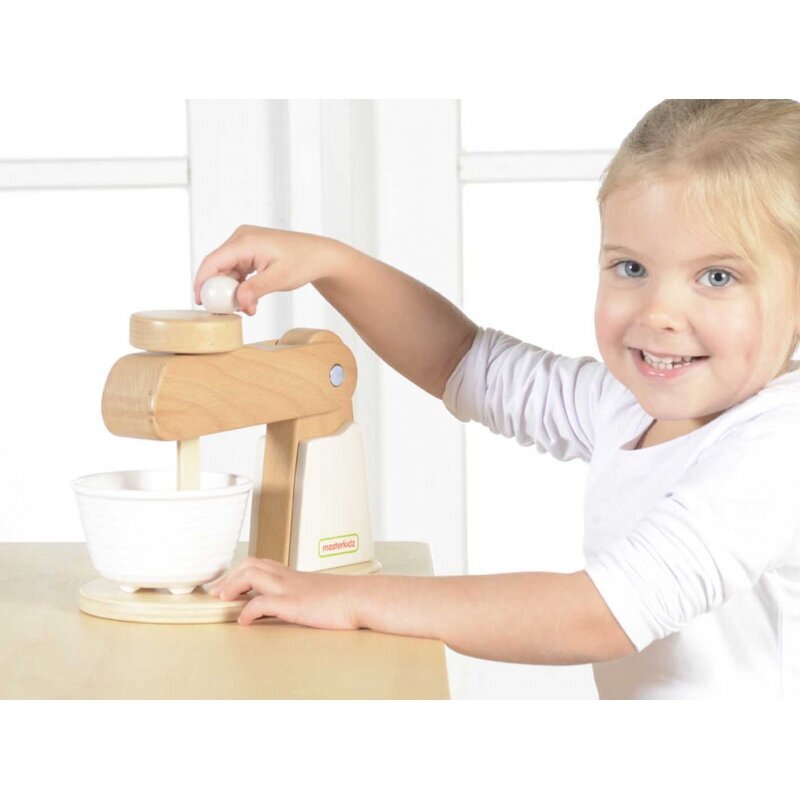 Medinis maišytuvas vaikų virtuvei Masterkidz kaina ir informacija | Žaislai mergaitėms | pigu.lt