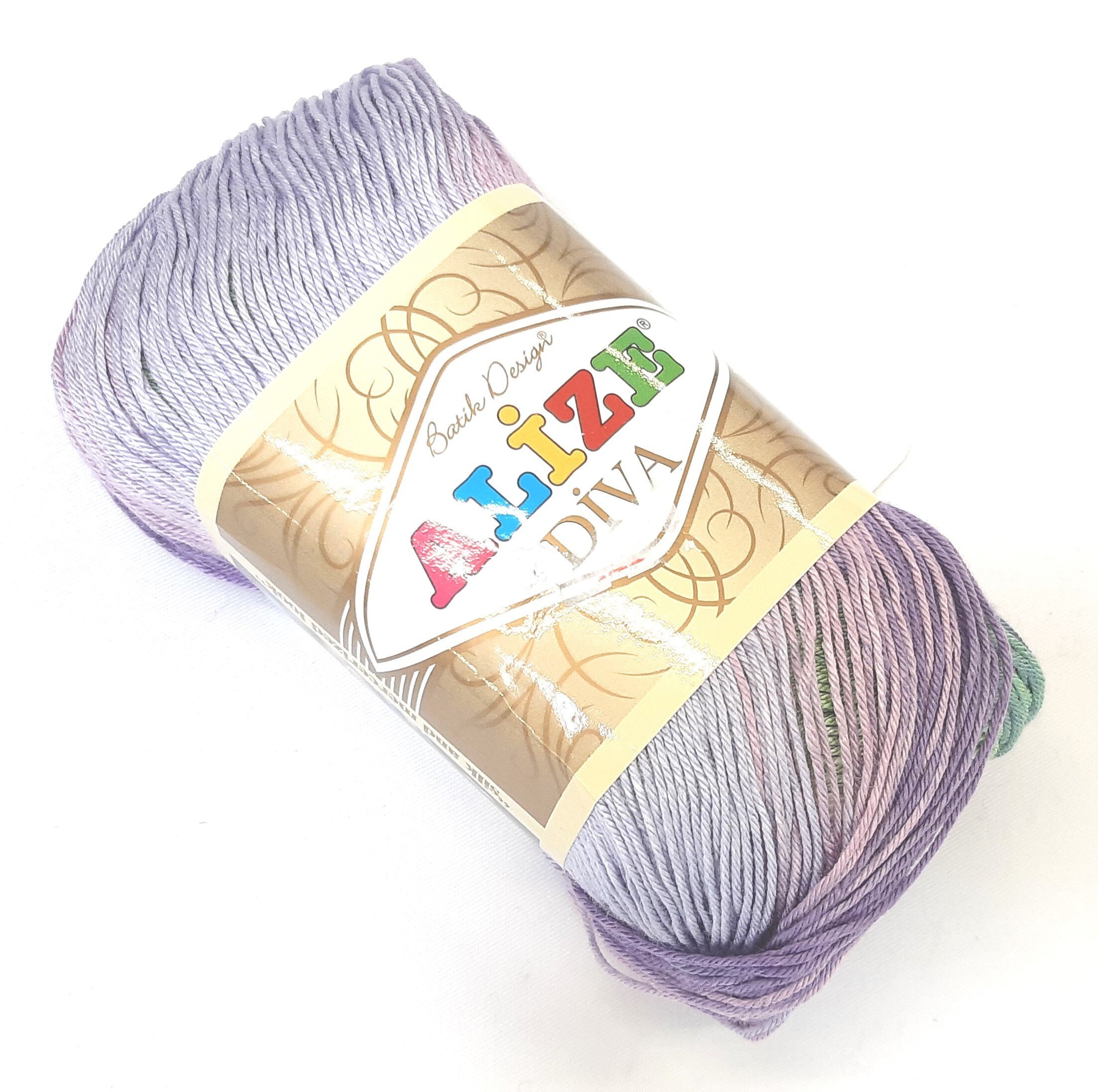 Mezgimo siūlai ALIZE DIVA Silk Effect , spalva 3681 kaina | pigu.lt