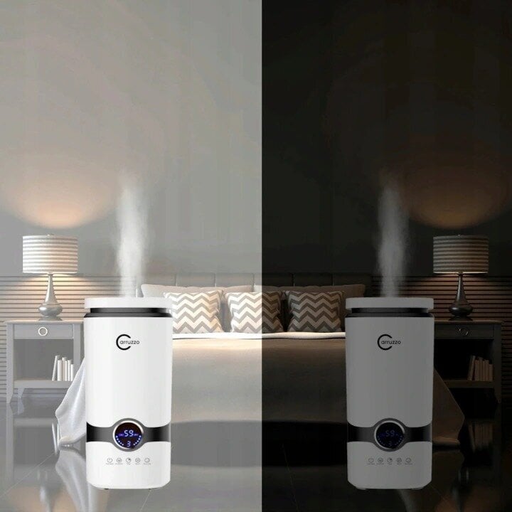 Modernus ultragarsinis oro drėkintuvas Carruzzo su LCD ekranu ir aromaterapija цена и информация | Oro drėkintuvai | pigu.lt