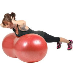 Мяч для упражнений Mambo Max, в форме ореха, красный цена и информация | Гимнастические мячи | pigu.lt
