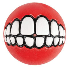 Rogz Grinz Red raudonas kamuoliukas, 64mm kaina ir informacija | Žaislai šunims | pigu.lt