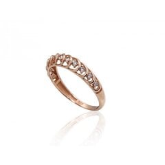 Золотое кольцо "Икора IV" из красного золота 585 пробы 4752263007239 цена и информация | Кольцо | pigu.lt