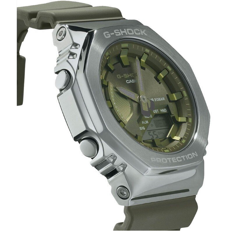 Moteriškas laikrodis Casio G-shock GM-S2100-3AER kaina ir informacija | Moteriški laikrodžiai | pigu.lt