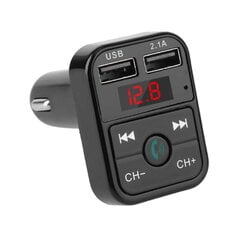 Модулятор Riff CAR-B2 Bluetooth FM / MP3 передатчик автомобильное зарядное устройство 2x USB QC3.0 3.1A/1A Черный цена и информация | FM-модуляторы | pigu.lt