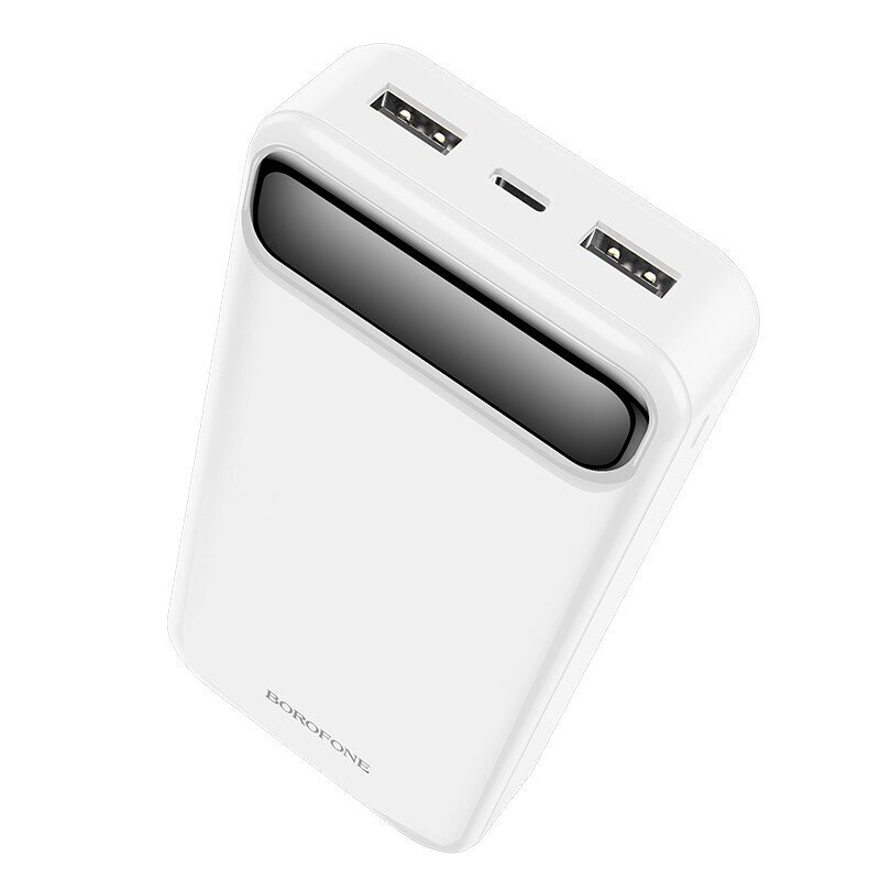 Išorinė baterija Power Bank Borofone BJ14A 2xUSB 20000mAh balta цена и информация | Atsarginiai maitinimo šaltiniai (power bank) | pigu.lt