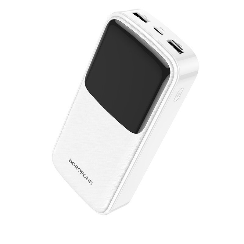 Išorinė baterija Power Bank Borofone BJ17A Type-C microUSB 2*USB (2.1A) 20000mAh juoda kaina ir informacija | Atsarginiai maitinimo šaltiniai (power bank) | pigu.lt