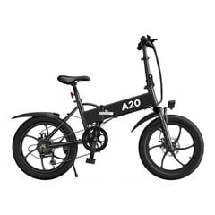 Electric bicycle ADO Pedelec Folding A20 Grey A20GREY цена и информация | Электровелосипеды | pigu.lt
