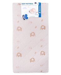 Čiužinys vaikams Kikkaboo Memory Comfort Cool gel 70х140х12 cm, Elephants Pink цена и информация | Матрасы | pigu.lt