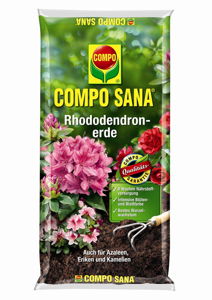 Compo Sana substratas rododendrams, 20L цена и информация | Gruntas, žemė, durpės, kompostas | pigu.lt