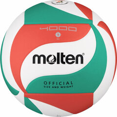 Волейбольный мяч V5M4000, синт. кожа, белый/зеленый/красный цена и информация | Волейбольные мячи | pigu.lt