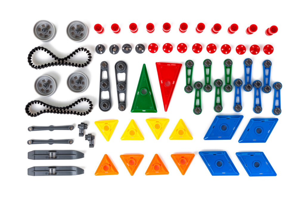 Magnetinės erdvinės figūros, 162 vnt. цена и информация | Konstruktoriai ir kaladėlės | pigu.lt
