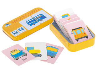 Mokymosi kortelės transporto priemonės, 32 kortelės kaina ir informacija | Žaislai kūdikiams | pigu.lt