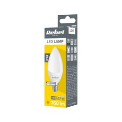 Rebel LED žvakės formos lempa, 8W, E14, 3000K, 230V kaina ir informacija | Elektros lemputės | pigu.lt