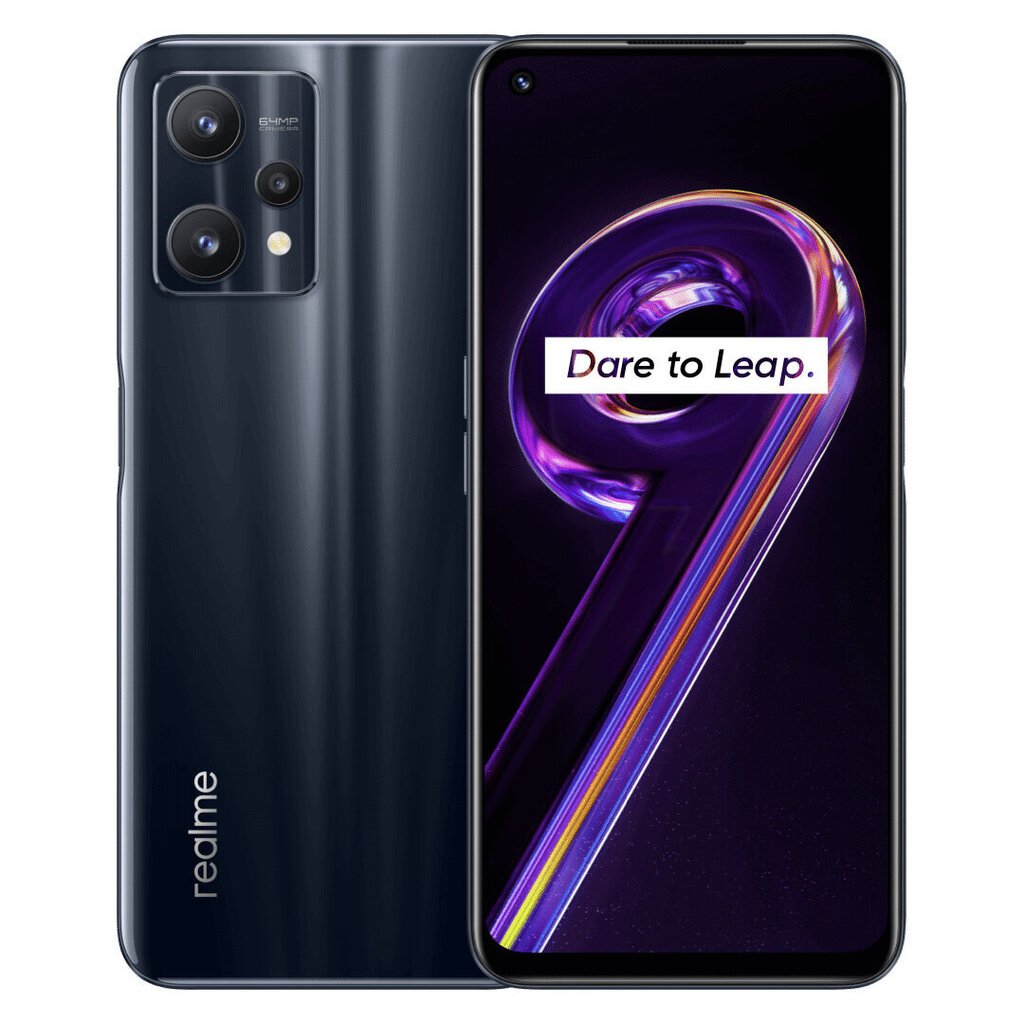 Realme 9 Pro 5G, 8GB/128GB, Dual SIM, Black kaina ir informacija | Mobilieji telefonai | pigu.lt