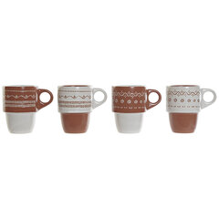 Кружка Mug DKD Home Decor, 12 x 8.5 x 11.5 cм, 400 мл, 4 шт цена и информация | Стаканы, фужеры, кувшины | pigu.lt