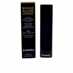 Губная помада Chanel Rouge Allure L'extrait Rose Turbulent 834 цена и информация | Помады, бальзамы, блеск для губ | pigu.lt
