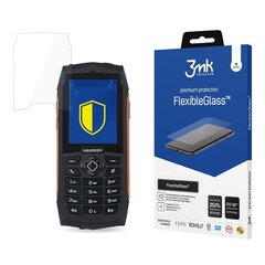 MyPhone Hammer 3/3 Plus - 3mk FlexibleGlass™ screen protector цена и информация | Google Pixel 3a - 3mk FlexibleGlass Lite™ защитная пленка для экрана | pigu.lt