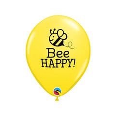 Balionai Bee Happy, geltoni, 25 vnt. kaina ir informacija | Balionai | pigu.lt