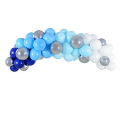 Гирлянда из воздушных шаров Blue, 60 штук, 200см цена и информация | Шарики | pigu.lt