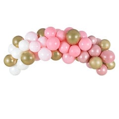 Гирлянда из воздушных шаров Pink, 60 шт, 200см цена и информация | Шарики | pigu.lt