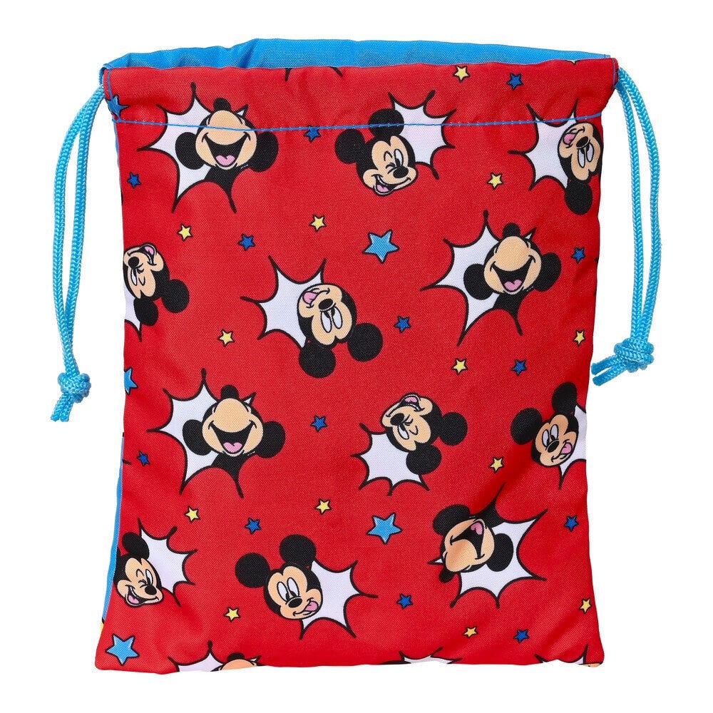 Priešpiečių dėžutė Mickey Mouse Clubhouse Happy Smiles Raudona Mėlyna (20 x 25 x 2 cm) цена и информация | Maisto saugojimo  indai | pigu.lt