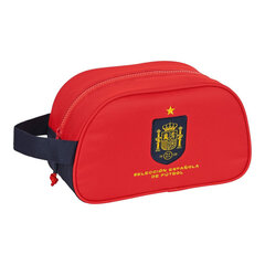 Vaikiškas higienos reikmenų krepšys RFEF, raudonas kaina ir informacija | Kuprinės mokyklai, sportiniai maišeliai | pigu.lt