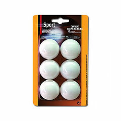 Kamuoliai Enebe Sport Ping Pong 6 pcs kaina ir informacija | Stalo teniso raketės, dėklai ir rinkiniai | pigu.lt