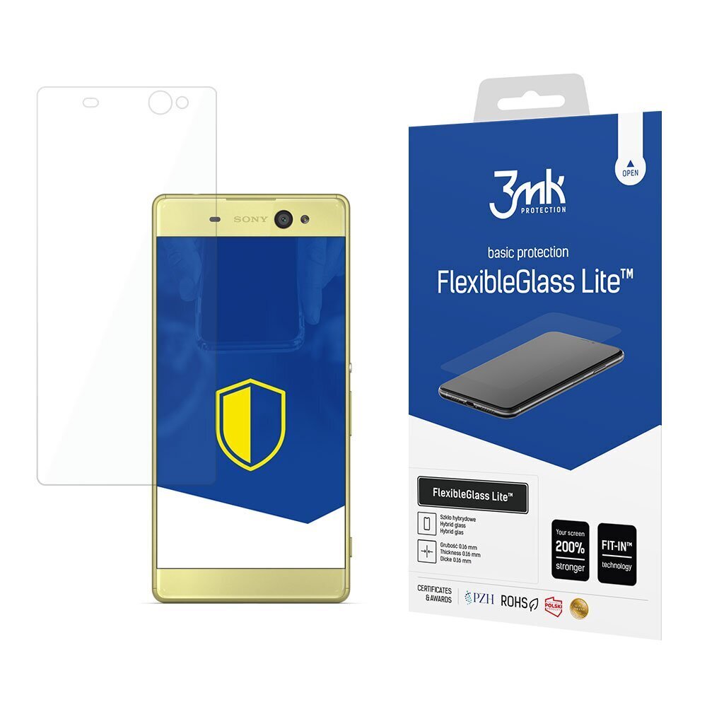 Apsauginis stiklas 3mk FlexibleGlass Lite™ skirtas Sony Xperia XA Ultra цена и информация | Apsauginės plėvelės telefonams | pigu.lt