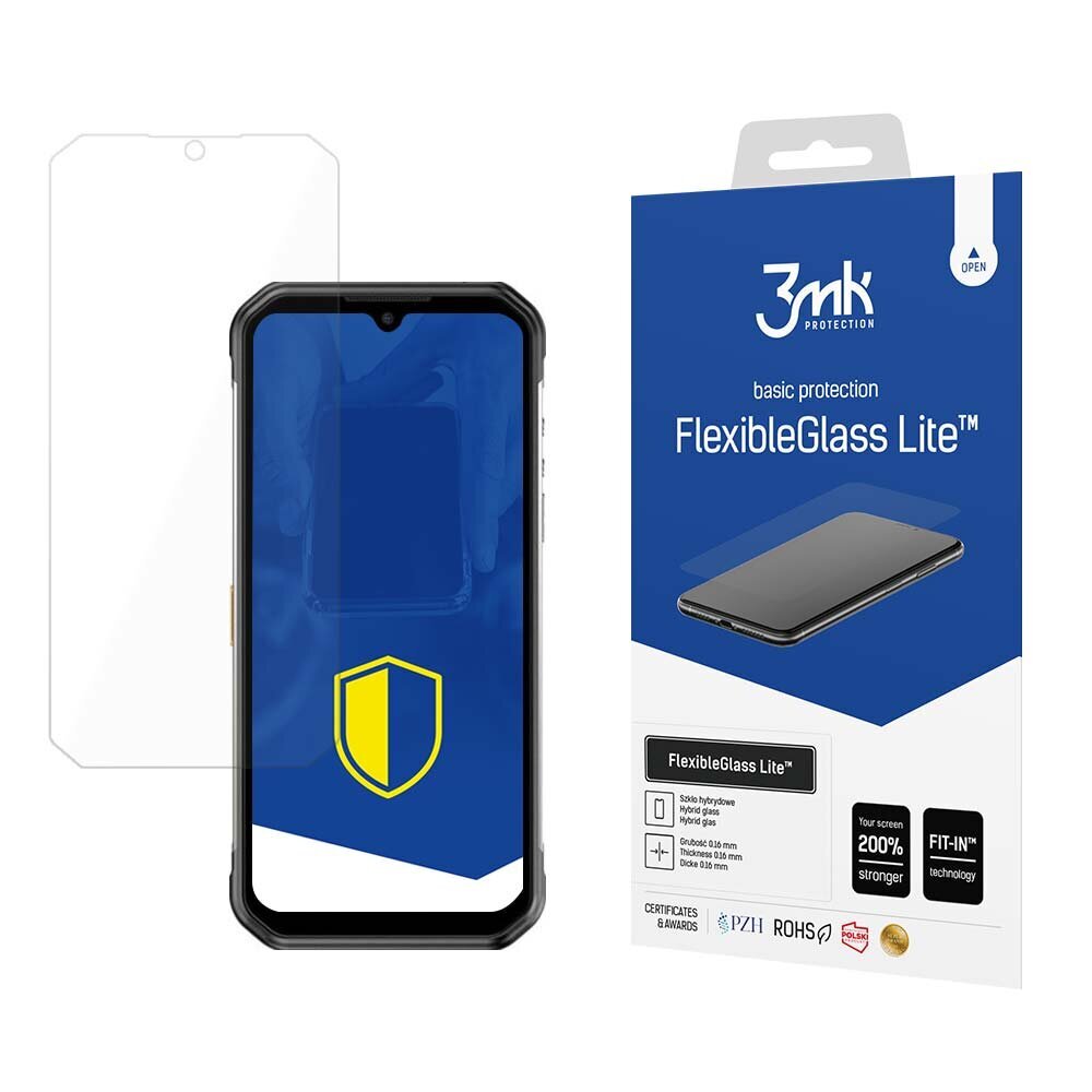 3mk FlexibleGlass Lite™ Ulefone Armor 11T kaina ir informacija | Apsauginės plėvelės telefonams | pigu.lt