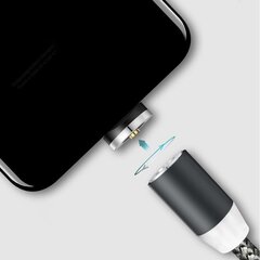 Провод, кабель, магнитная зарядка 3в1 (Micro USB, type-C, iPhone Lightning) для телефона цена и информация | Кабели для телефонов | pigu.lt