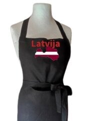 Virtuvinė prijuostė / dovana su personalizuotu spaudu - Latvija kaina ir informacija | Virtuviniai rankšluosčiai, pirštinės, prijuostės | pigu.lt