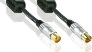 Profigold PGV8925 Coax M- Coax F 5m цена и информация | Кабели и провода | pigu.lt