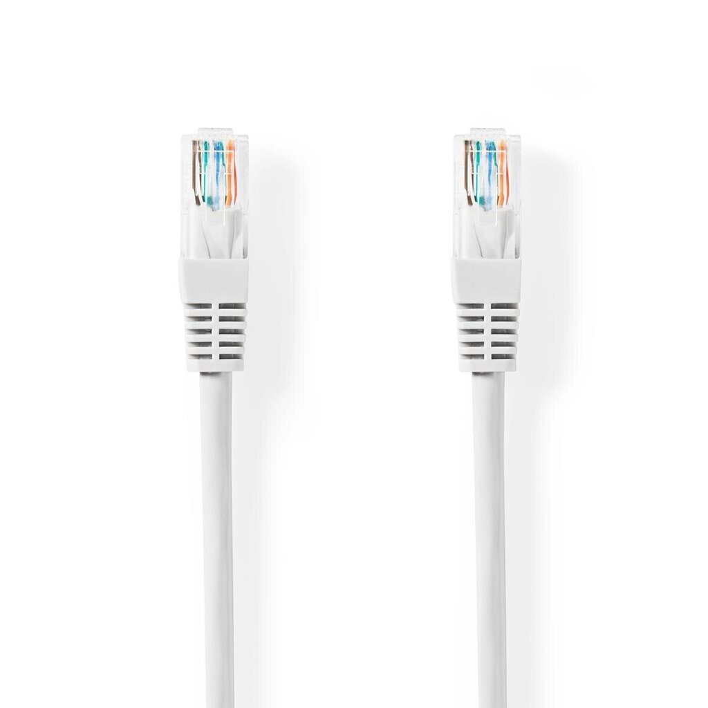 Kabelis UTP Cat5e RJ45-RJ45, baltas, 10 m kaina ir informacija | Kabeliai ir laidai | pigu.lt