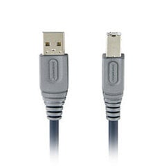 Bandridge CL40003X, USB-A/USB-B, 3 m kaina ir informacija | Kabeliai ir laidai | pigu.lt