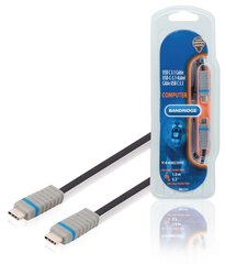 Bandridge BCL5201, USB-C, 1 m kaina ir informacija | Kabeliai ir laidai | pigu.lt