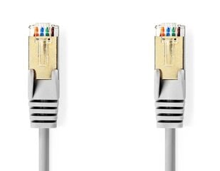 Tinklo kabelis Nedis RJ45 M - RJ45 M, 10m, pilkas, Cat5e kaina ir informacija | Kabeliai ir laidai | pigu.lt