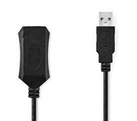 USB 2.0 laidas Nedis USB-A M - USB-A F, 5m kaina ir informacija | Kabeliai ir laidai | pigu.lt